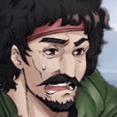 慌てる商人