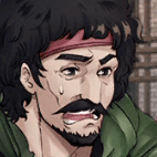 走る男