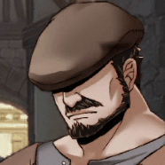 なかなか逃げない男