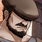 慌てる男