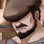 慌てた男