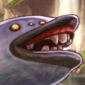 クチャクチャしている幻獣