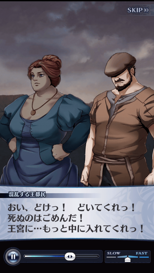混乱する王都民